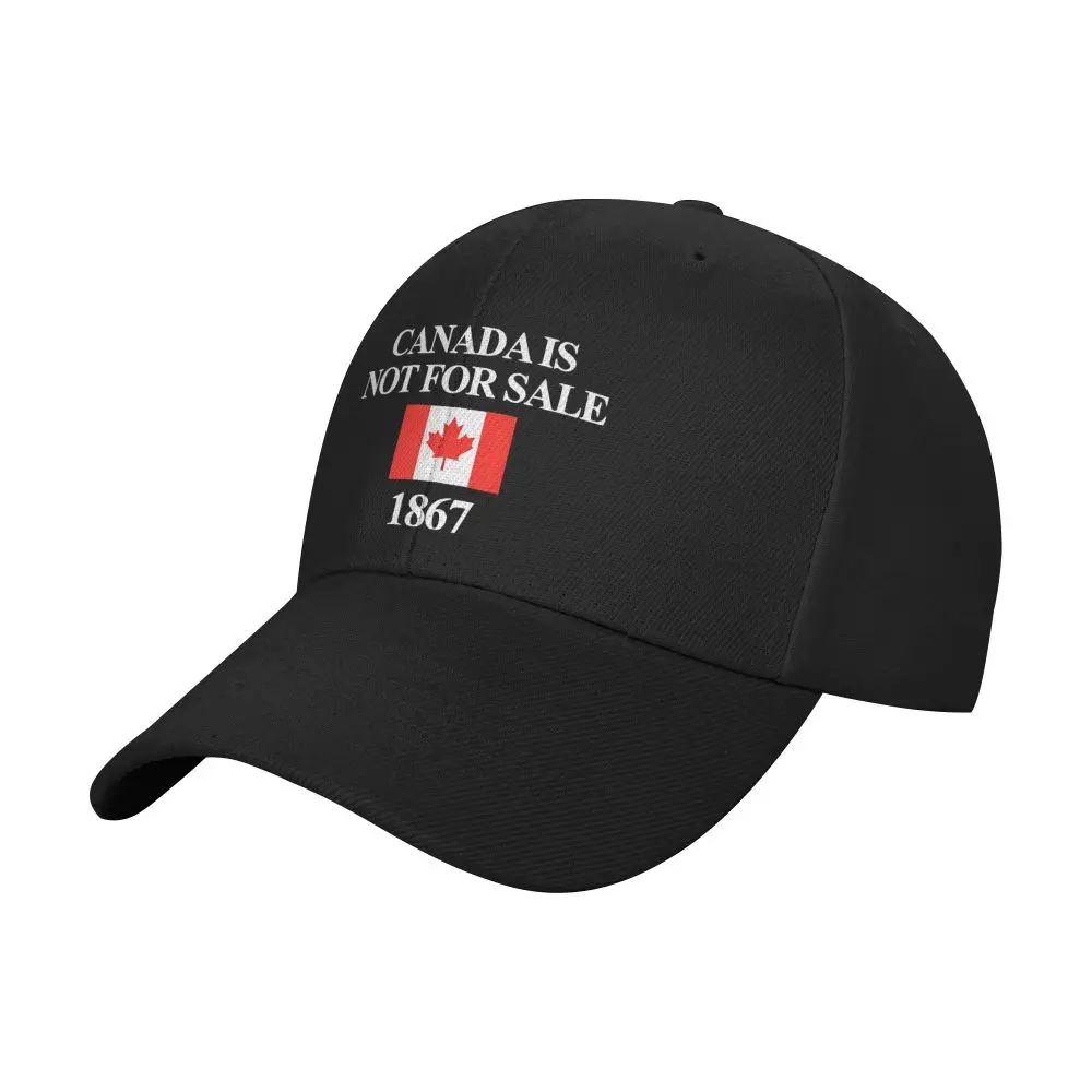 Canada Is Not For Sale 1867 Funny Baseball Cap y2k Retro Trucker Hat Summer Unisex-Teens Running Hippie Snapback Cap