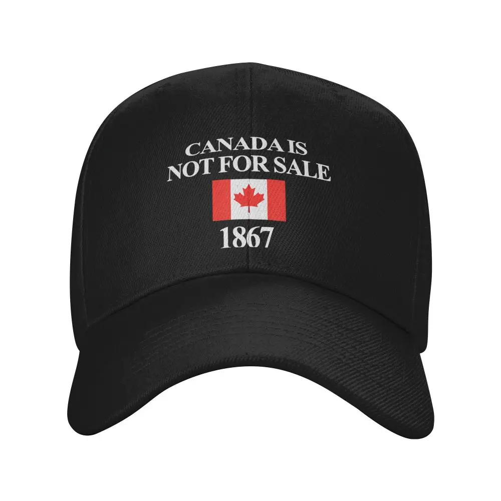 Canada Is Not For Sale 1867 Funny Baseball Cap y2k Retro Trucker Hat Summer Unisex-Teens Running Hippie Snapback Cap