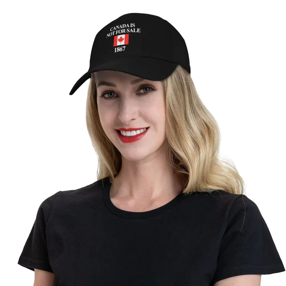 Canada Is Not For Sale 1867 Funny Baseball Cap y2k Retro Trucker Hat Summer Unisex-Teens Running Hippie Snapback Cap