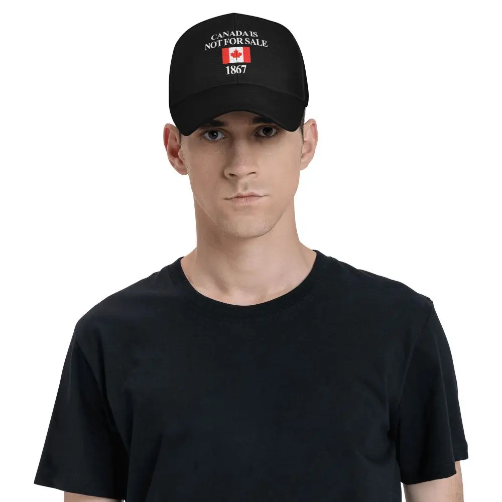 Canada Is Not For Sale 1867 Funny Baseball Cap y2k Retro Trucker Hat Summer Unisex-Teens Running Hippie Snapback Cap