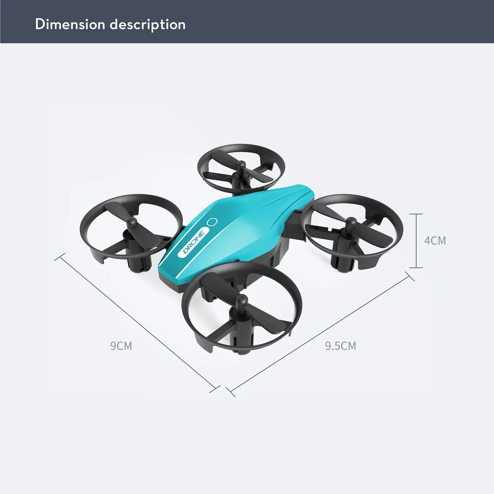 Mini 2.4g Remote Control Drone 4-channel 6-axis Quadcopter Remote Control Aircraft Toy for Boy Gifts GT1 Drone