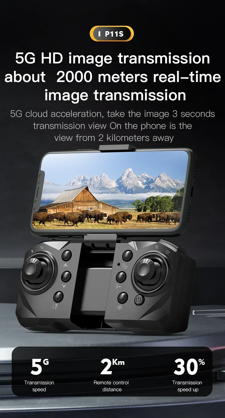 Xiaomi MIJIA P11 Max Drone 5G GPS 8K Professional HD Aerial Photography Dual Camera Obstacle Avoidanc Brushless Quadrotor 10000M