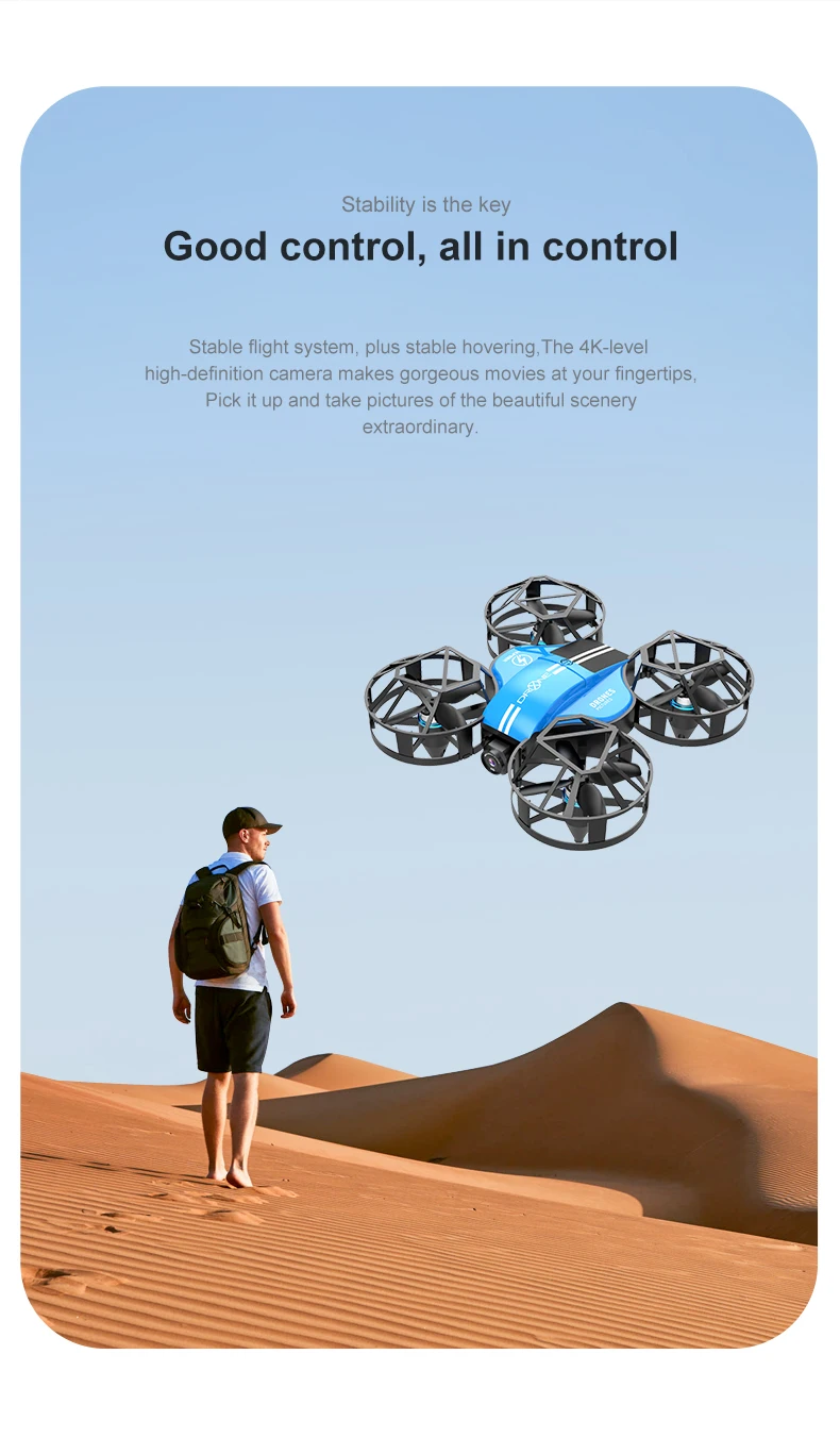 Xiaomi Mini Drone Professional 4K HD Aerial Photography Brushless Motor Obstacle Avoidance Quadcopter Height Keep Helicopter