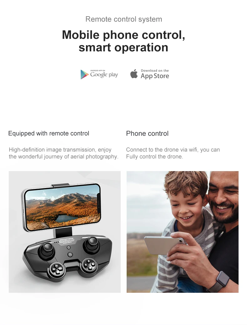 Xiaomi Mini Drone Professional 4K HD Aerial Photography Brushless Motor Obstacle Avoidance Quadcopter Height Keep Helicopter