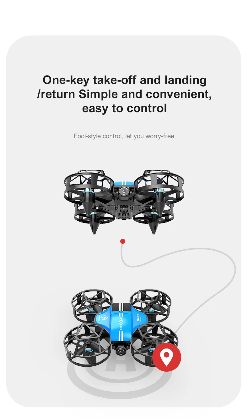 Xiaomi Mini Drone Professional 4K HD Aerial Photography Brushless Motor Obstacle Avoidance Quadcopter Height Keep Helicopter