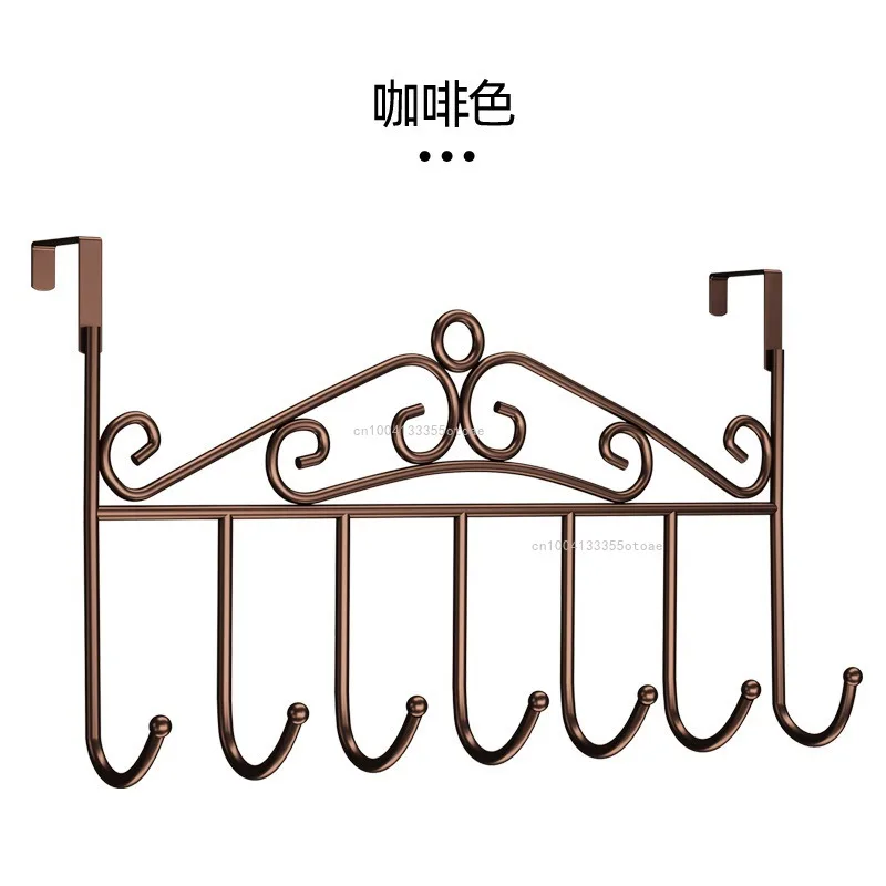 New Behind The Door Hooks Household Storage Wall Hanger Hooks No Punch Coat Rack Home Storage Door Hooks Home Organizer