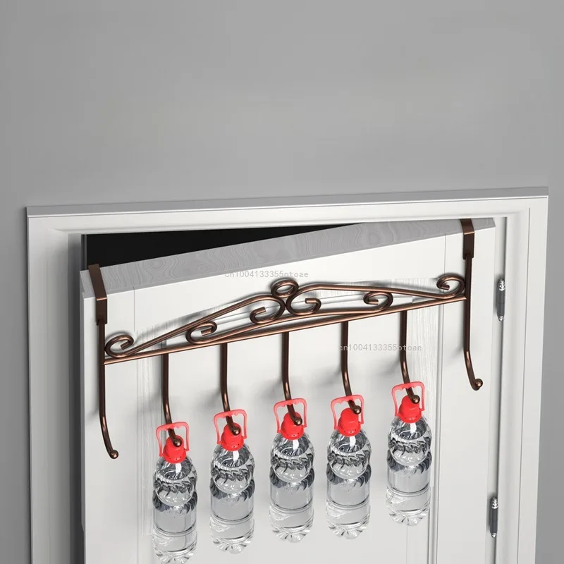 New Behind The Door Hooks Household Storage Wall Hanger Hooks No Punch Coat Rack Home Storage Door Hooks Home Organizer