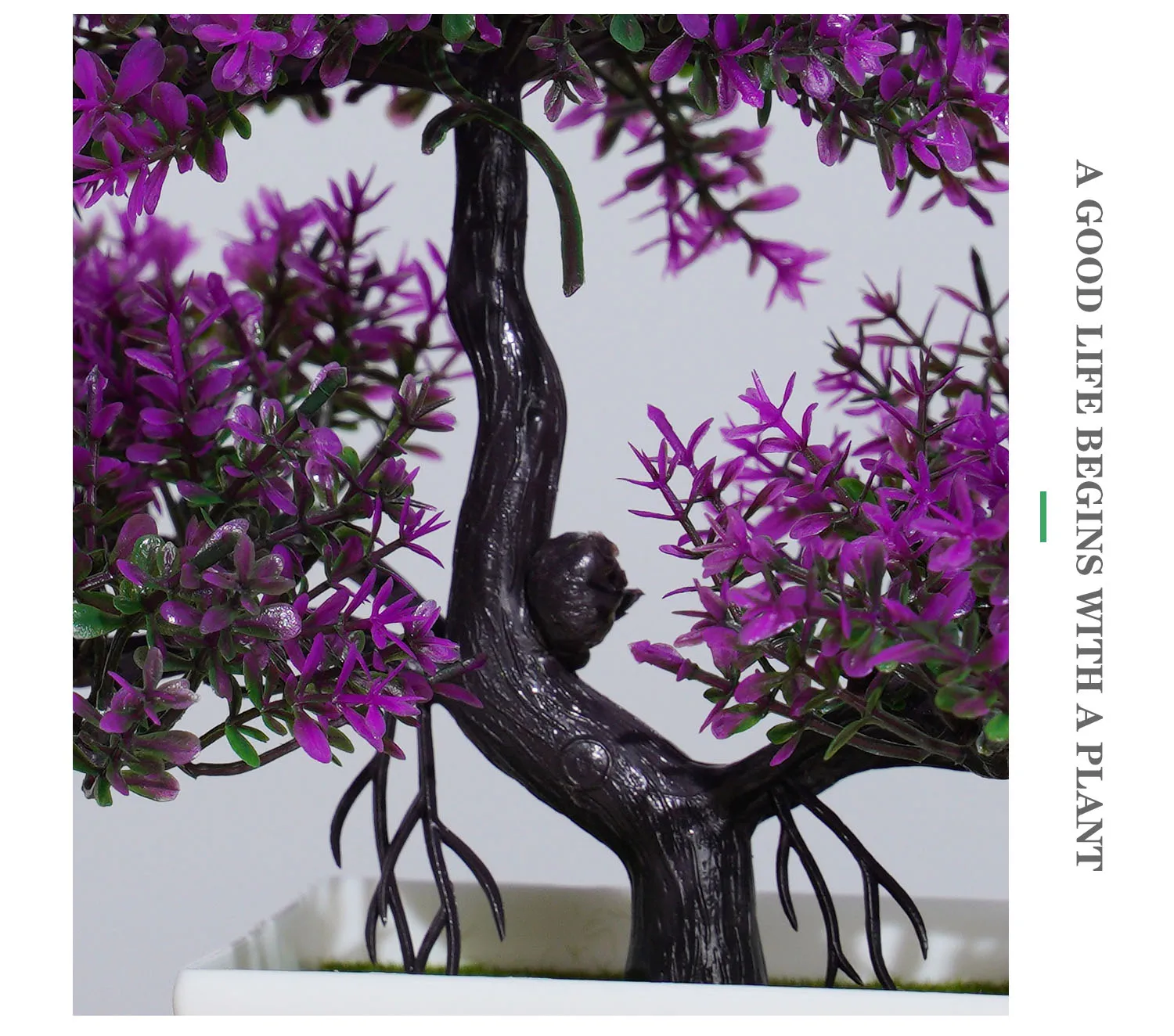 Artificial Plants Bonsai Small Tree Simulation Pot Plants Fake Flowers Table Potted Ornaments for Hotel Garden Home Decor planta