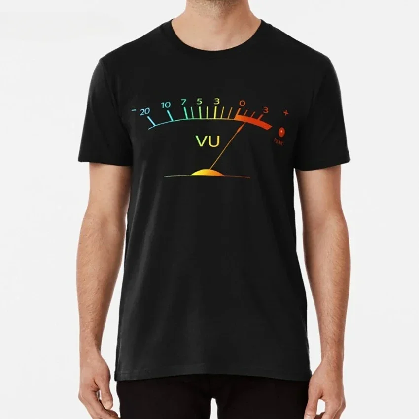 Volume VU Meter Vintage Men T-shirt Audio Engineer Recording Crew Neck Summer Women Short Sleeve Casual Top Aesthetic Clothes Volume VU Meter Vintage Men T-shirt Audio Engineer Recording Crew Neck Summer Women Short Sleeve Casual Top Aesthetic Clothes