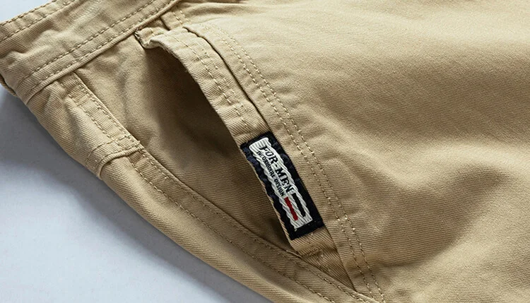 Men Summer Casual Solid Casual Cargo Shorts Men Fashion Cotton Tactical Shorts Pants Men Outdoor Breathable Joggers Shorts Male