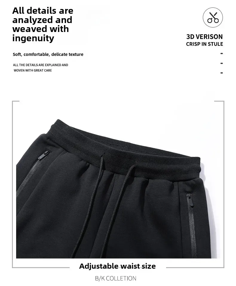 Pure Cotton Sweatpants Straight-Leg Loose-Fit Casual Pants For Men Summer Thin Style Plus Size Autumn/Winter Men's Trousers Pure Cotton Sweatpants Straight-Leg Loose-Fit Casual Pants For Men Summer Thin Style Plus Size Autumn/Winter Men's Trousers