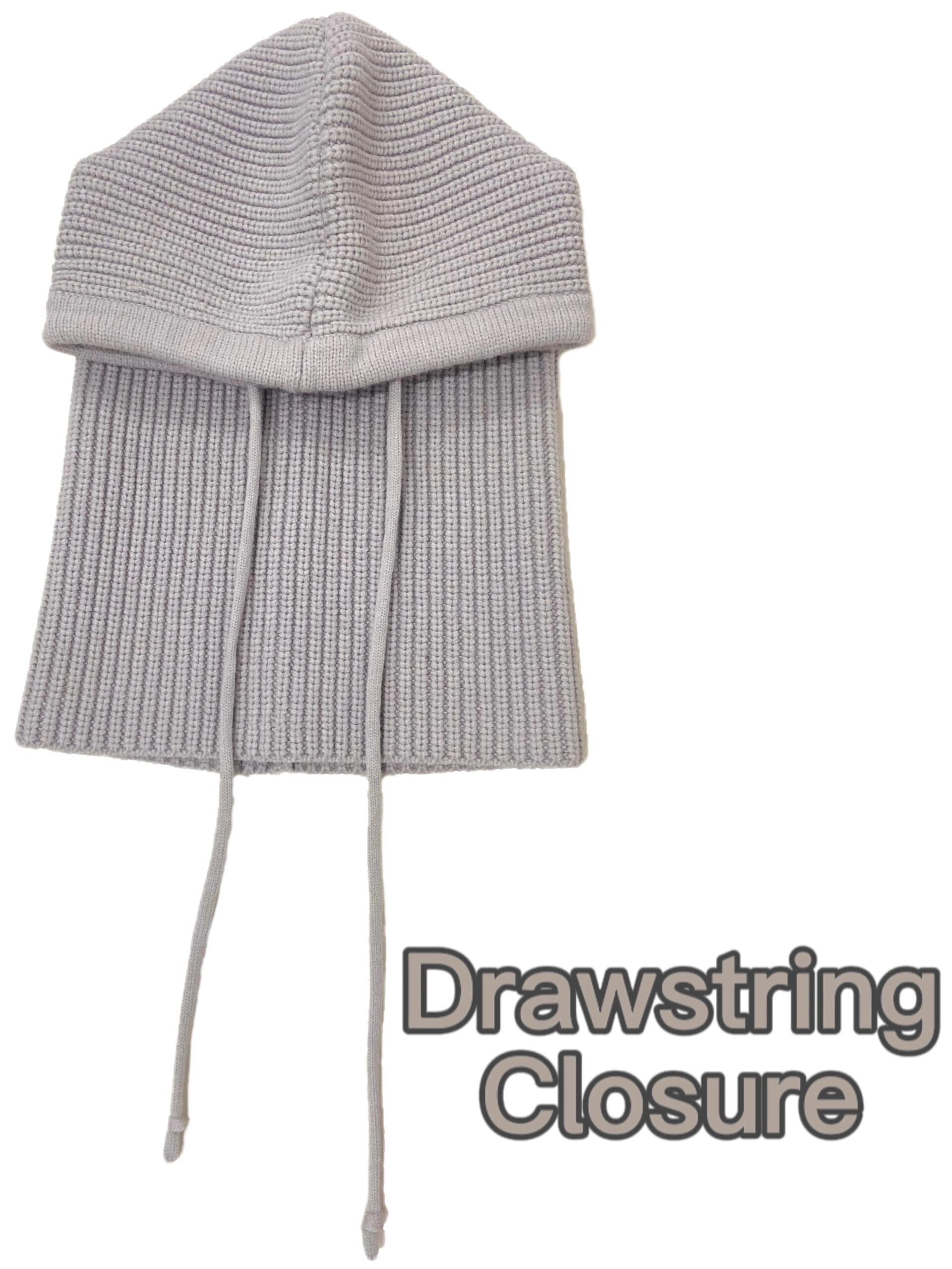 Muslim Knitted Hat Women's Bonnet Helmet Ski Hat Windproof Winter Outdoor Balaclava Knitted Thick One-piece Scarf Warm Hat