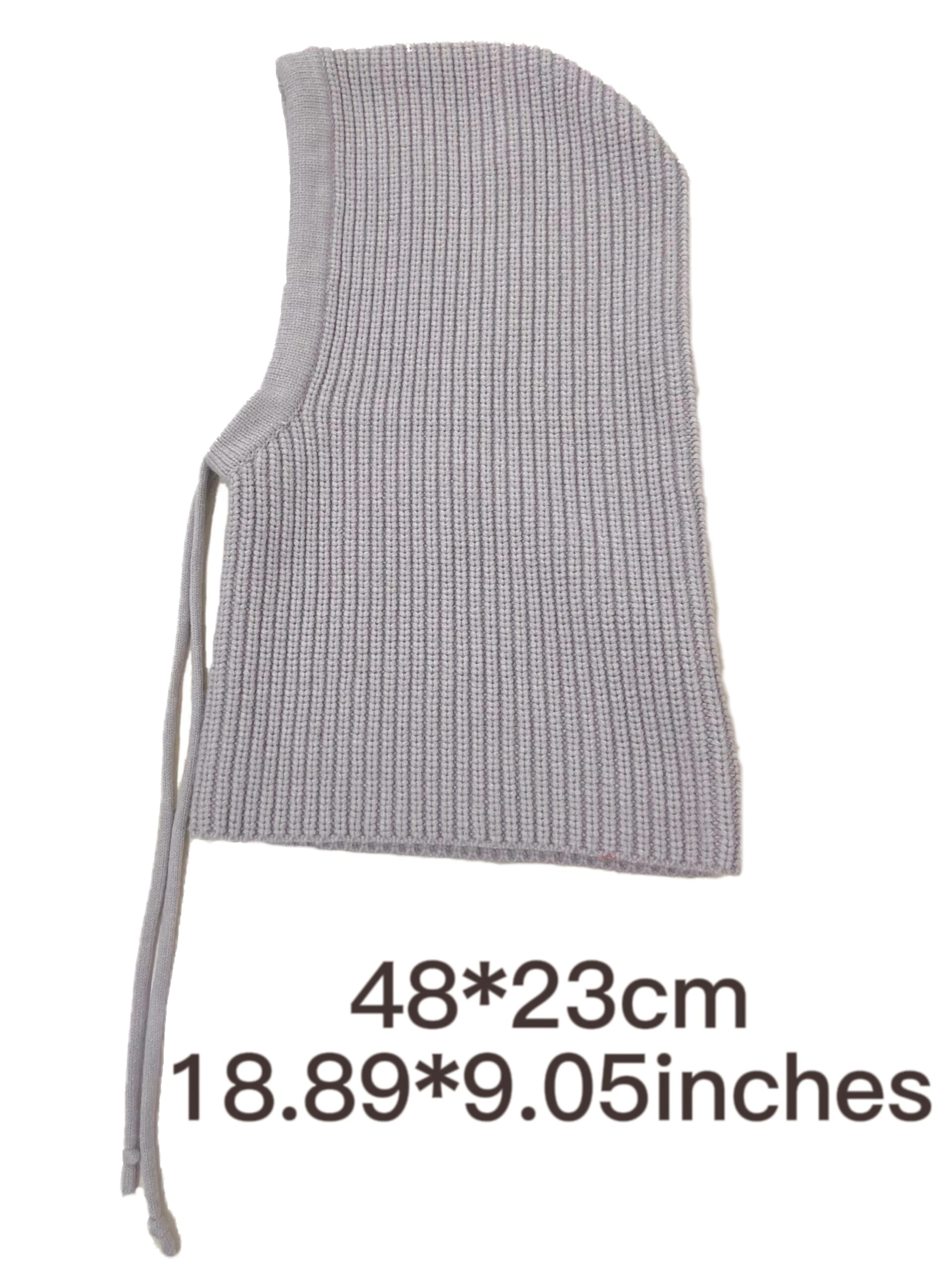 Muslim Knitted Hat Women's Bonnet Helmet Ski Hat Windproof Winter Outdoor Balaclava Knitted Thick One-piece Scarf Warm Hat
