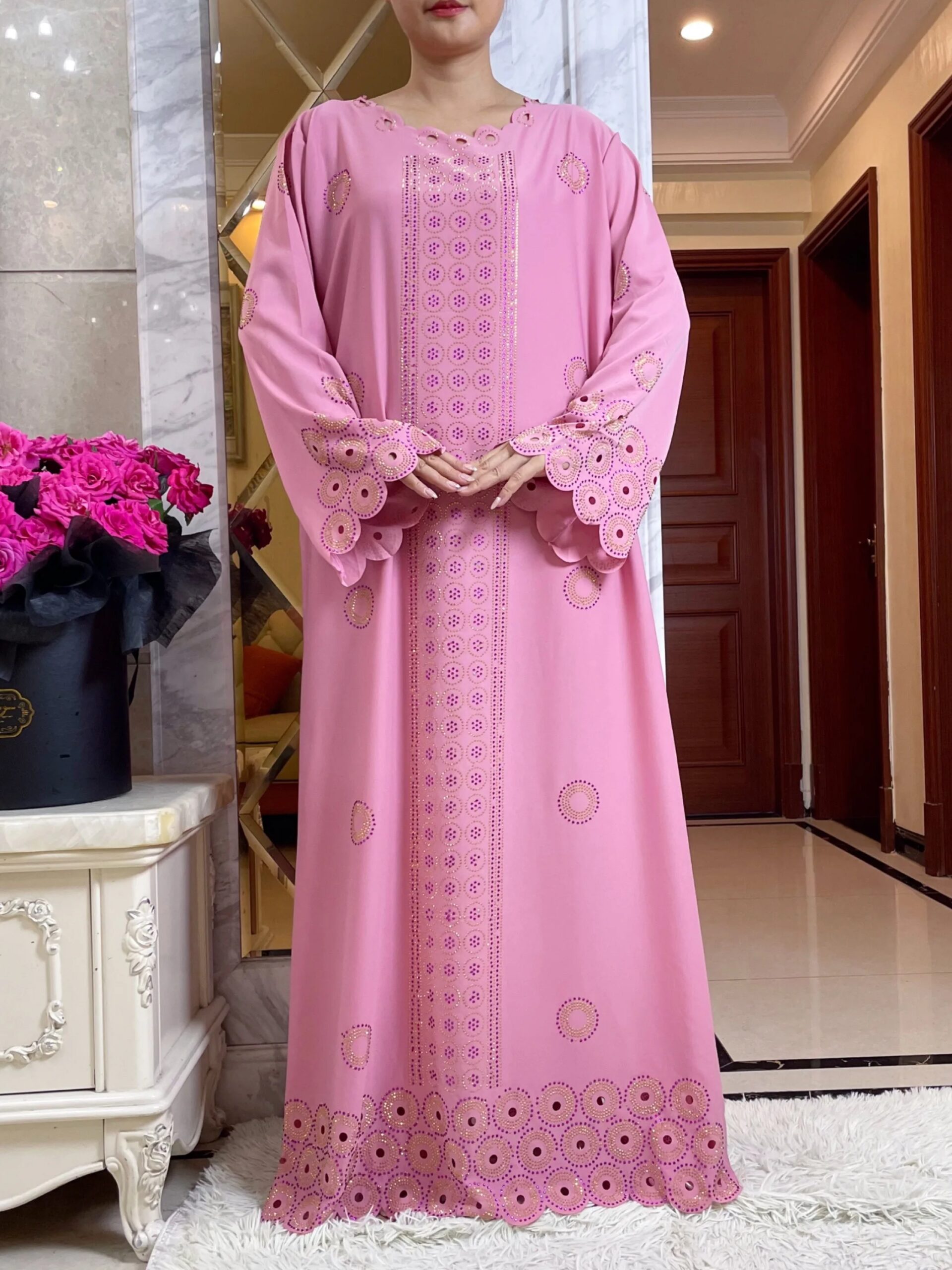 2024 Autumn Women Elegant Dresses Dubai Party Outfits Long Sleeve Dashiki Muslim Women High-grade Comfort Fabric African Abaya 2024 Autumn Women Elegant Dresses Dubai Party Outfits Long Sleeve Dashiki Muslim Women High-grade Comfort Fabric African Abaya