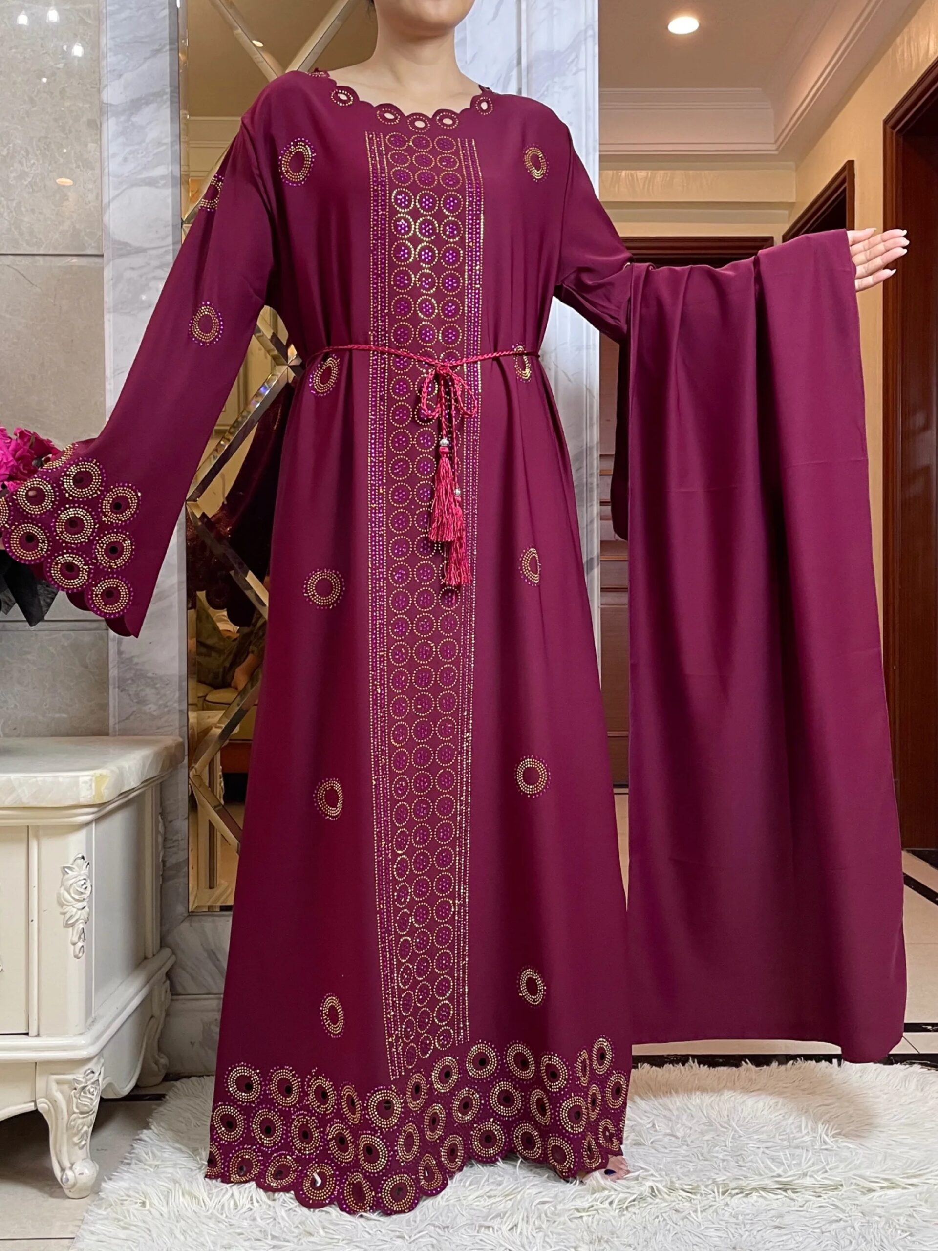 2024 Autumn Women Elegant Dresses Dubai Party Outfits Long Sleeve Dashiki Muslim Women High-grade Comfort Fabric African Abaya 2024 Autumn Women Elegant Dresses Dubai Party Outfits Long Sleeve Dashiki Muslim Women High-grade Comfort Fabric African Abaya