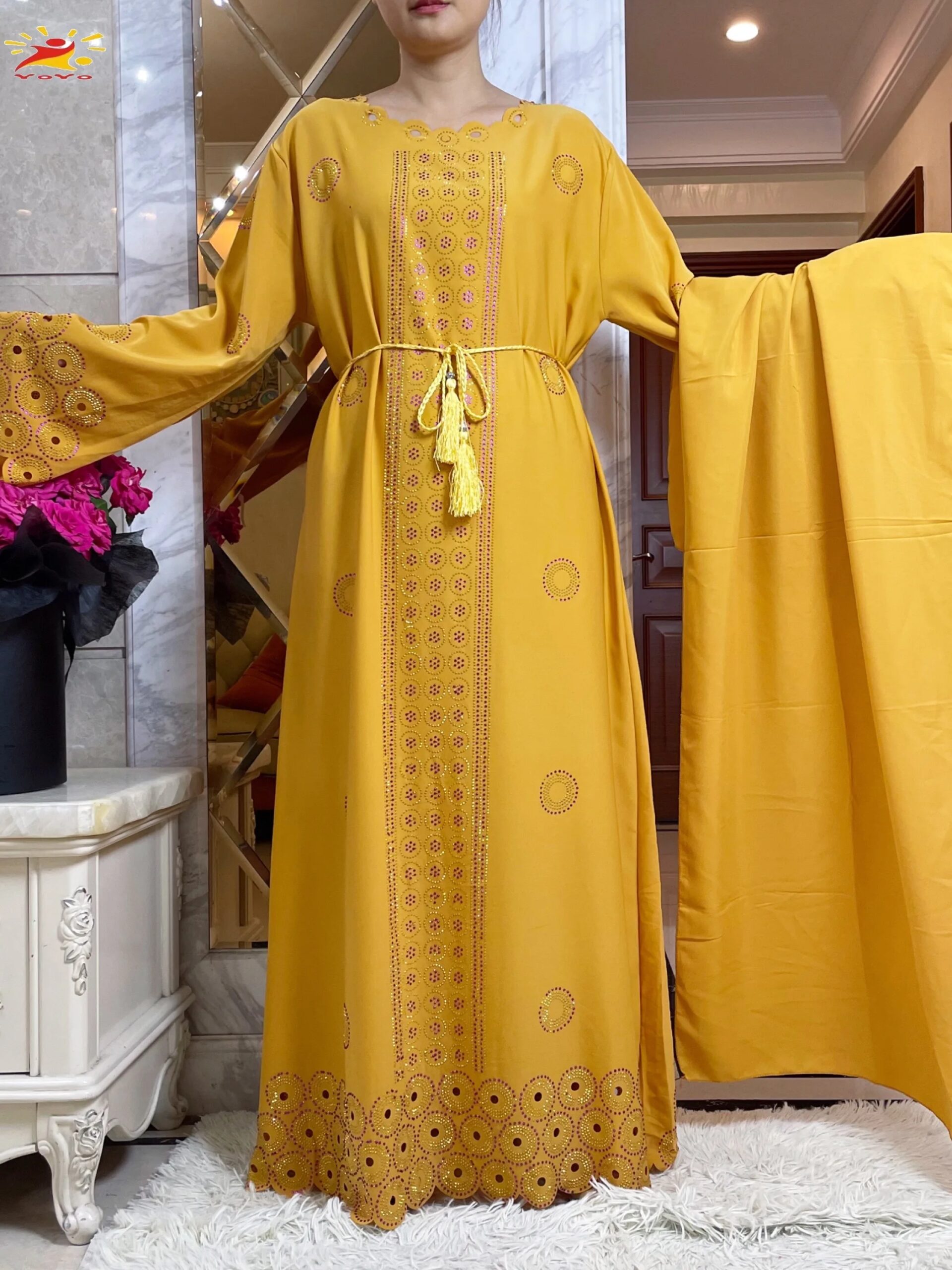 2024 Autumn Women Elegant Dresses Dubai Party Outfits Long Sleeve Dashiki Muslim Women High-grade Comfort Fabric African Abaya 2024 Autumn Women Elegant Dresses Dubai Party Outfits Long Sleeve Dashiki Muslim Women High-grade Comfort Fabric African Abaya
