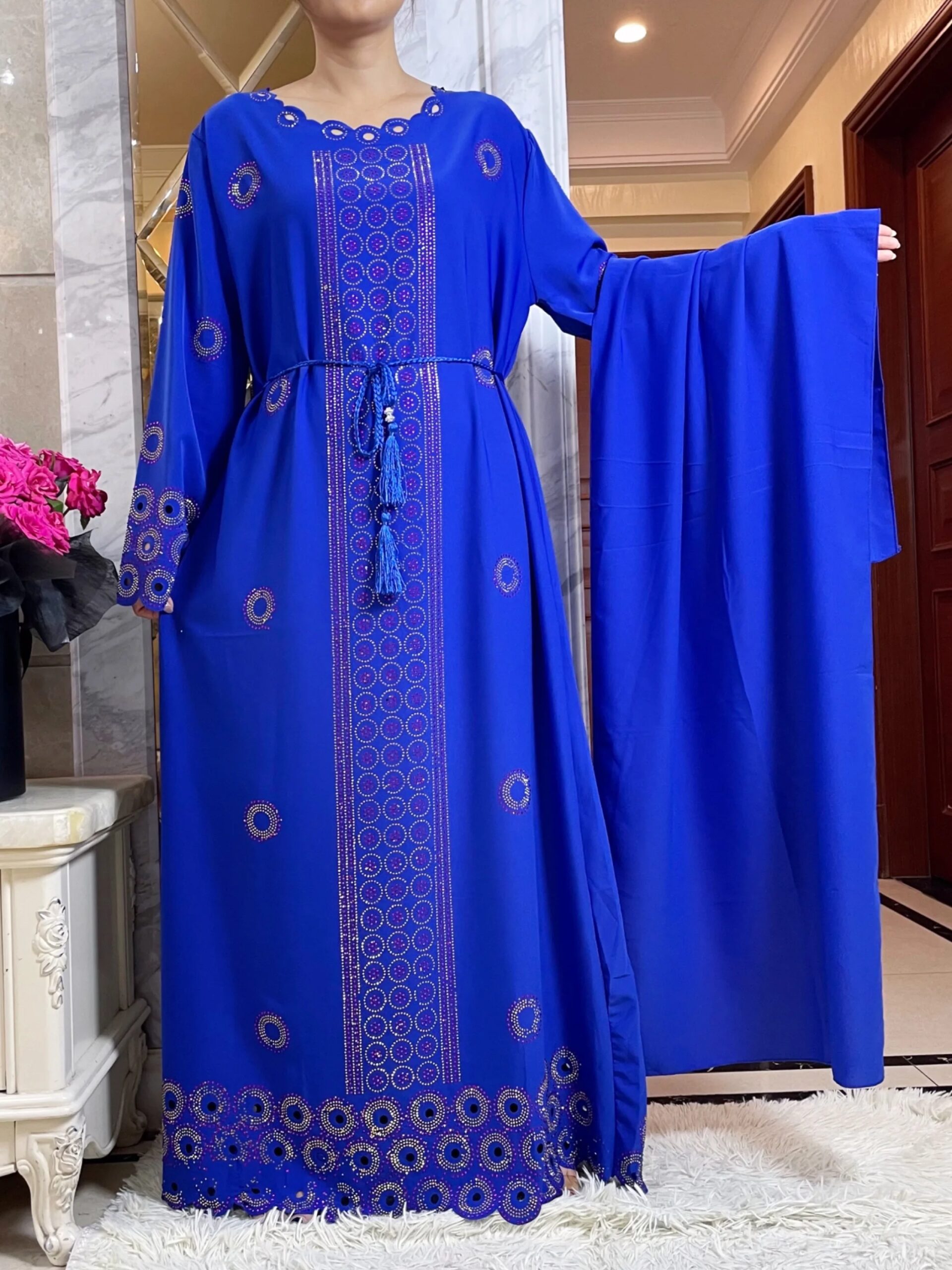 2024 Autumn Women Elegant Dresses Dubai Party Outfits Long Sleeve Dashiki Muslim Women High-grade Comfort Fabric African Abaya 2024 Autumn Women Elegant Dresses Dubai Party Outfits Long Sleeve Dashiki Muslim Women High-grade Comfort Fabric African Abaya