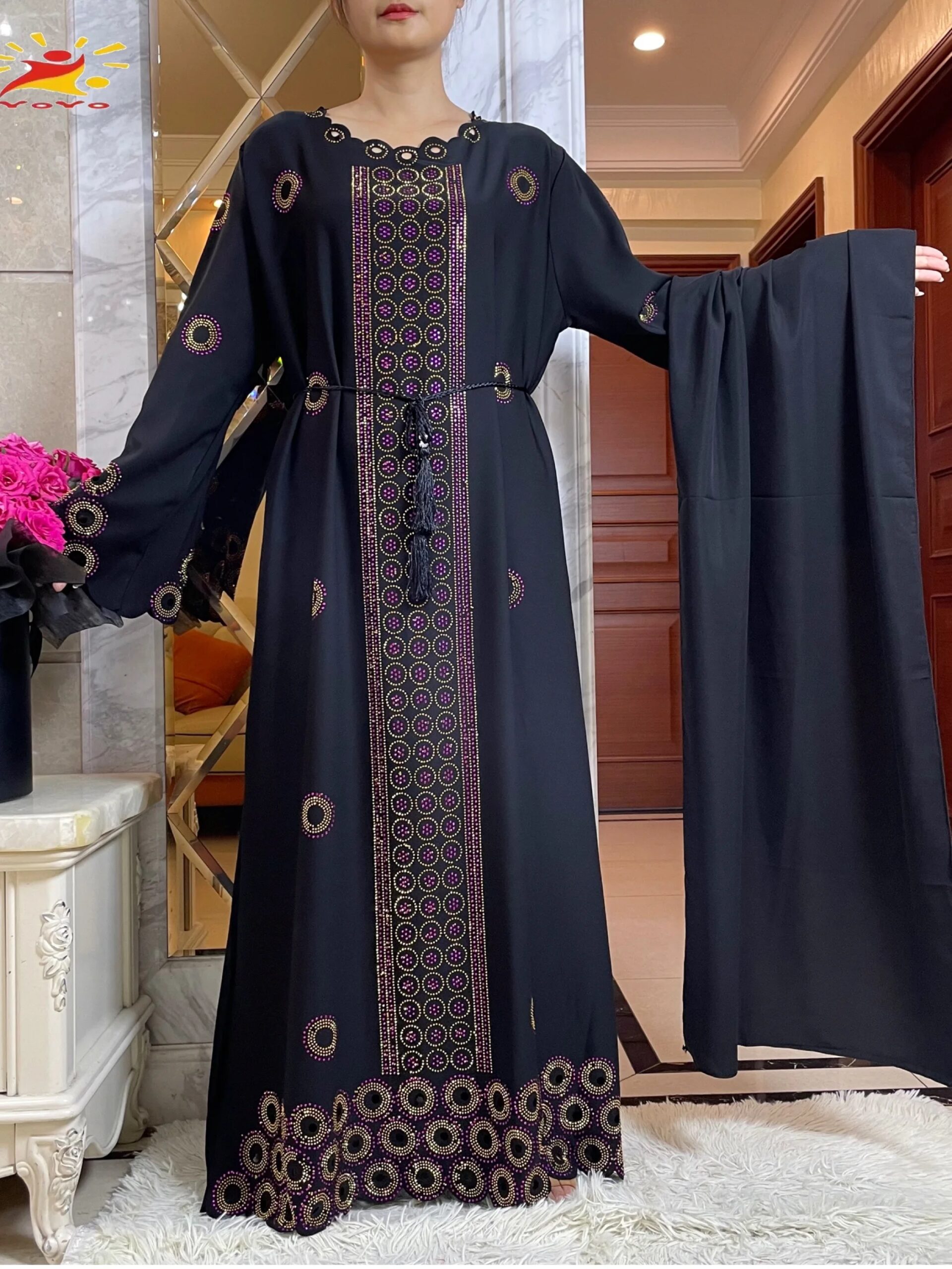 2024 Autumn Women Elegant Dresses Dubai Party Outfits Long Sleeve Dashiki Muslim Women High-grade Comfort Fabric African Abaya 2024 Autumn Women Elegant Dresses Dubai Party Outfits Long Sleeve Dashiki Muslim Women High-grade Comfort Fabric African Abaya