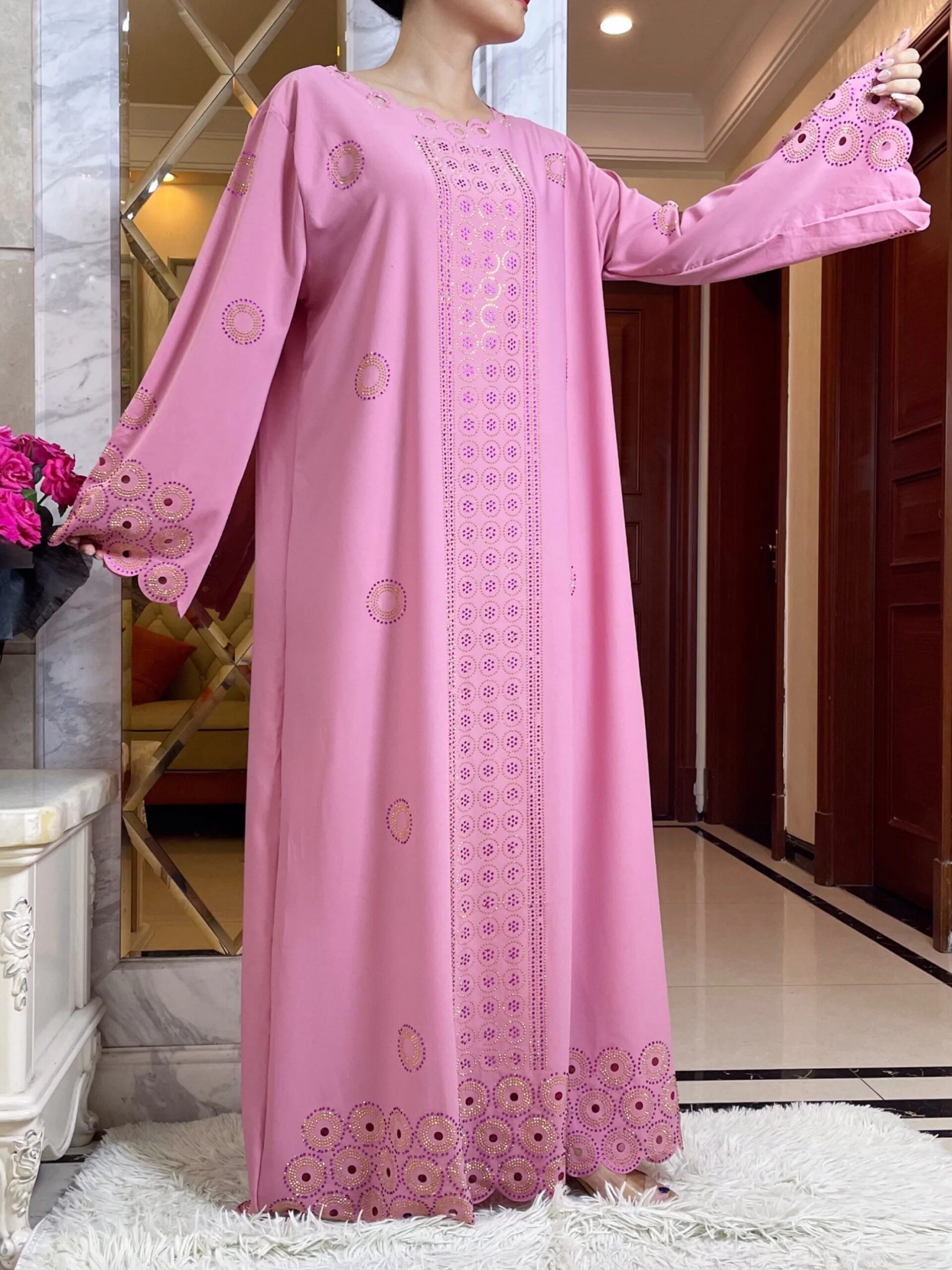 2024 Autumn Women Elegant Dresses Dubai Party Outfits Long Sleeve Dashiki Muslim Women High-grade Comfort Fabric African Abaya 2024 Autumn Women Elegant Dresses Dubai Party Outfits Long Sleeve Dashiki Muslim Women High-grade Comfort Fabric African Abaya