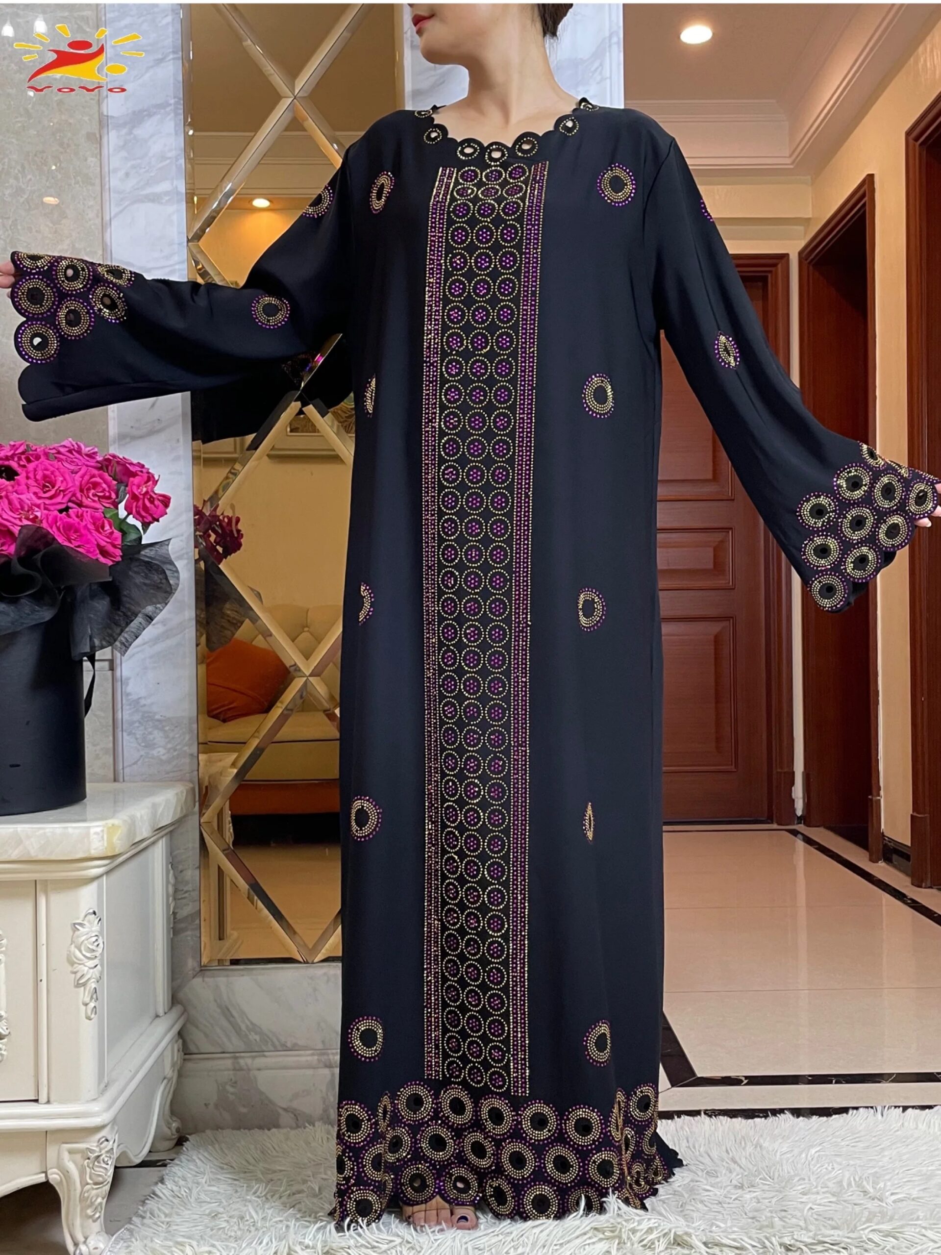 2024 Autumn Women Elegant Dresses Dubai Party Outfits Long Sleeve Dashiki Muslim Women High-grade Comfort Fabric African Abaya 2024 Autumn Women Elegant Dresses Dubai Party Outfits Long Sleeve Dashiki Muslim Women High-grade Comfort Fabric African Abaya