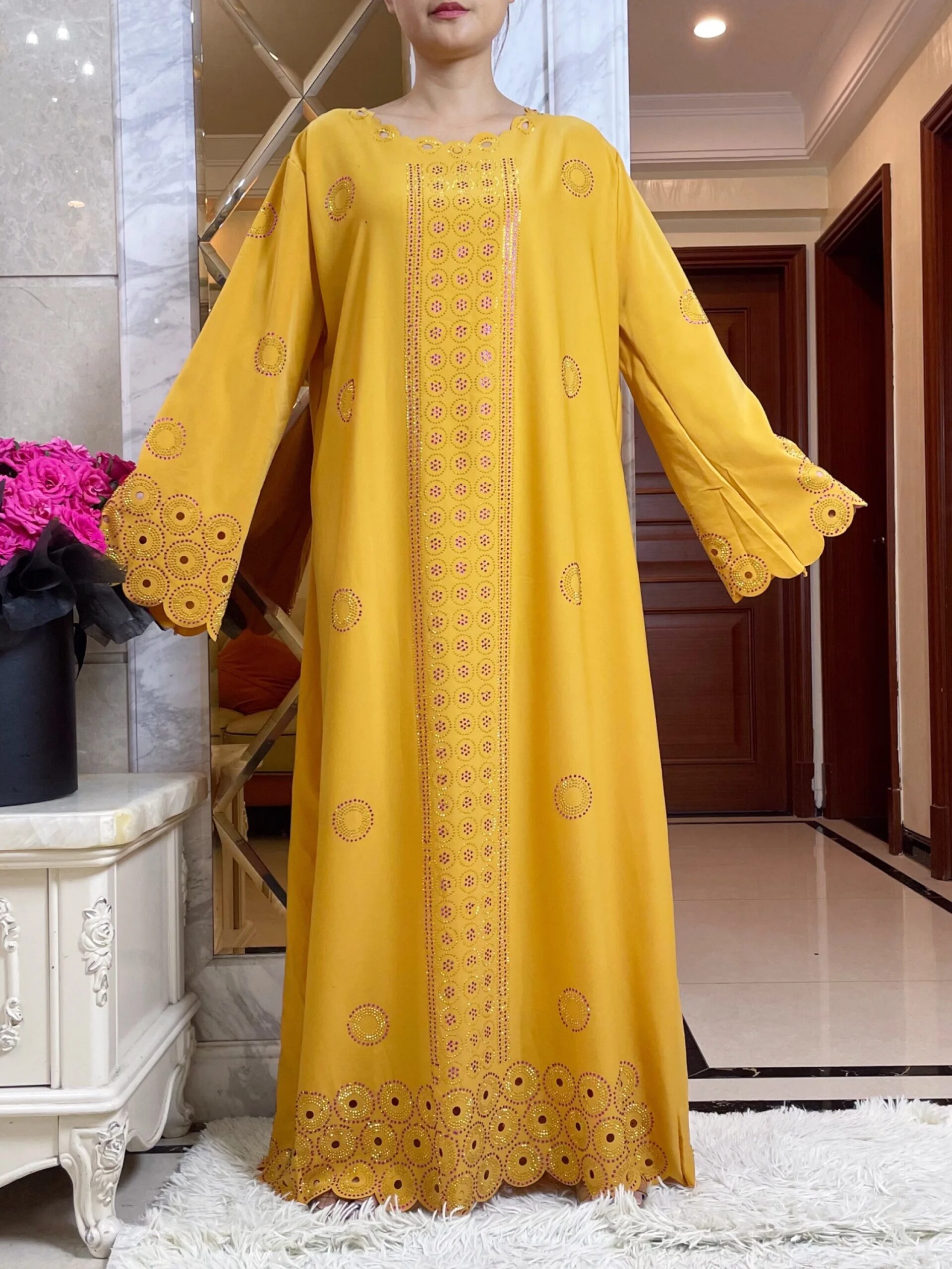 2024 Autumn Women Elegant Dresses Dubai Party Outfits Long Sleeve Dashiki Muslim Women High-grade Comfort Fabric African Abaya 2024 Autumn Women Elegant Dresses Dubai Party Outfits Long Sleeve Dashiki Muslim Women High-grade Comfort Fabric African Abaya