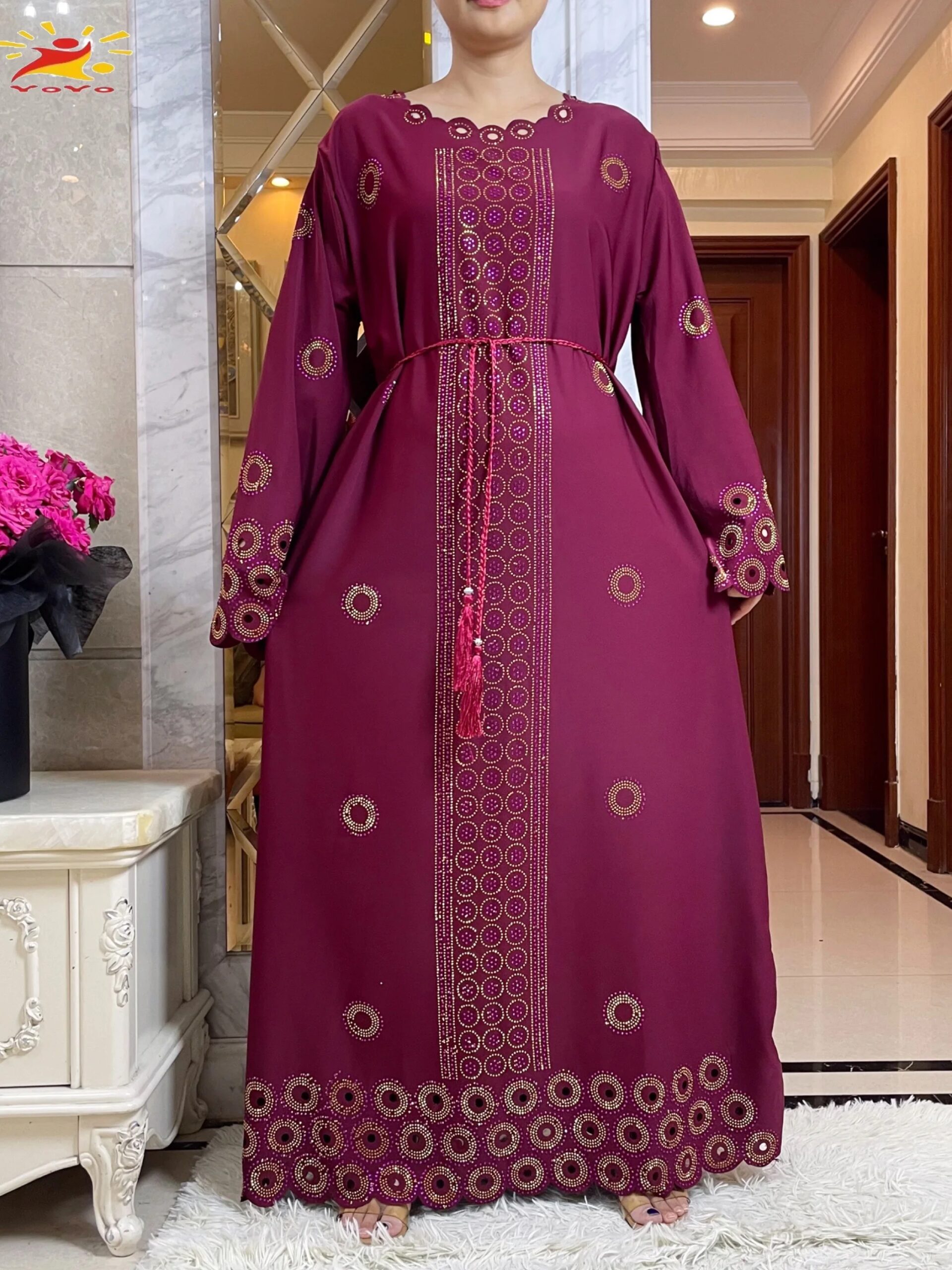 2024 Autumn Women Elegant Dresses Dubai Party Outfits Long Sleeve Dashiki Muslim Women High-grade Comfort Fabric African Abaya 2024 Autumn Women Elegant Dresses Dubai Party Outfits Long Sleeve Dashiki Muslim Women High-grade Comfort Fabric African Abaya