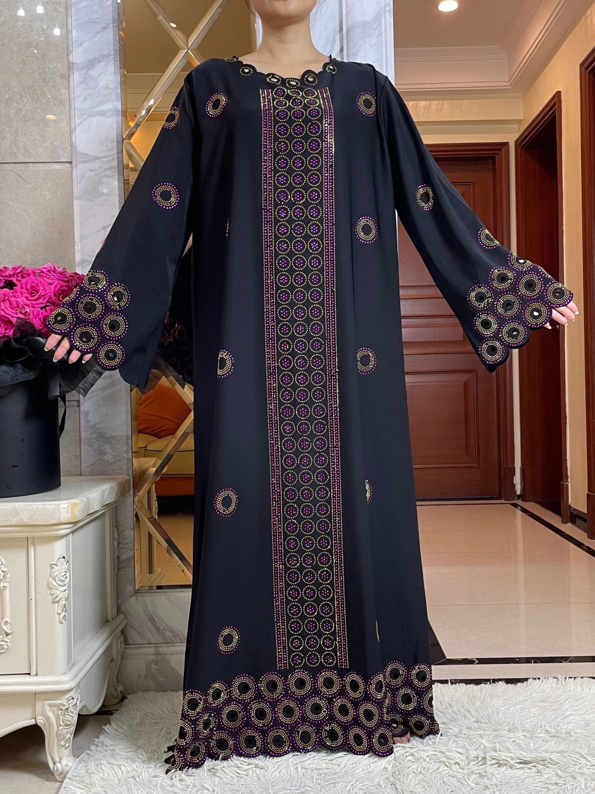 2024 Autumn Women Elegant Dresses Dubai Party Outfits Long Sleeve Dashiki Muslim Women High-grade Comfort Fabric African Abaya 2024 Autumn Women Elegant Dresses Dubai Party Outfits Long Sleeve Dashiki Muslim Women High-grade Comfort Fabric African Abaya