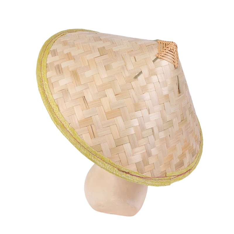 Handwoven Chinese Fisherman Hat Rice Farmer Hat for Men Women Party Headgear Handwoven Chinese Fisherman Hat Rice Farmer Hat for Men Women Party Headgear