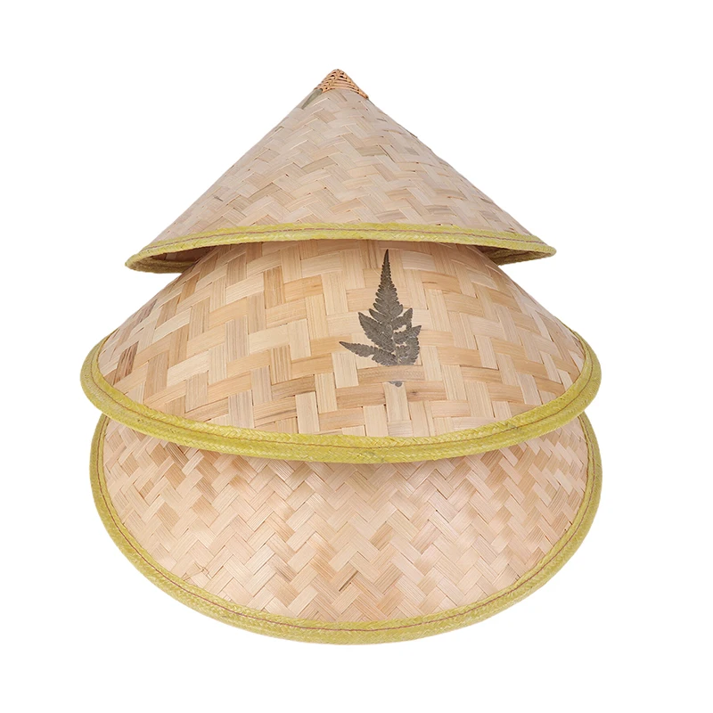 Handwoven Chinese Fisherman Hat Rice Farmer Hat for Men Women Party Headgear Handwoven Chinese Fisherman Hat Rice Farmer Hat for Men Women Party Headgear