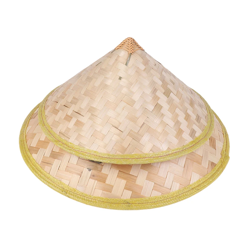 Handwoven Chinese Fisherman Hat Rice Farmer Hat for Men Women Party Headgear Handwoven Chinese Fisherman Hat Rice Farmer Hat for Men Women Party Headgear