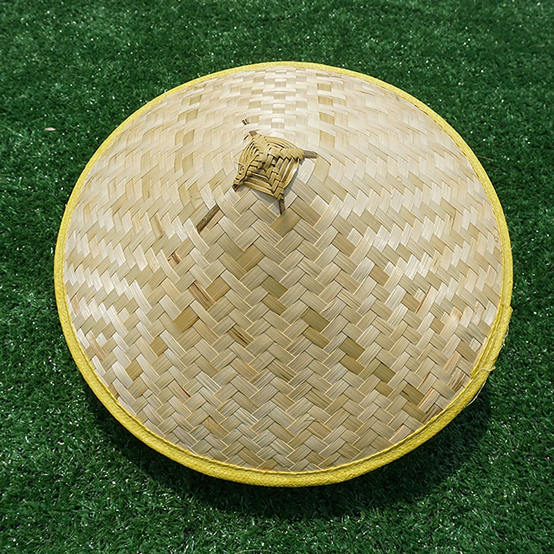 Handwoven Chinese Fisherman Hat Rice Farmer Hat for Men Women Party Headgear Handwoven Chinese Fisherman Hat Rice Farmer Hat for Men Women Party Headgear