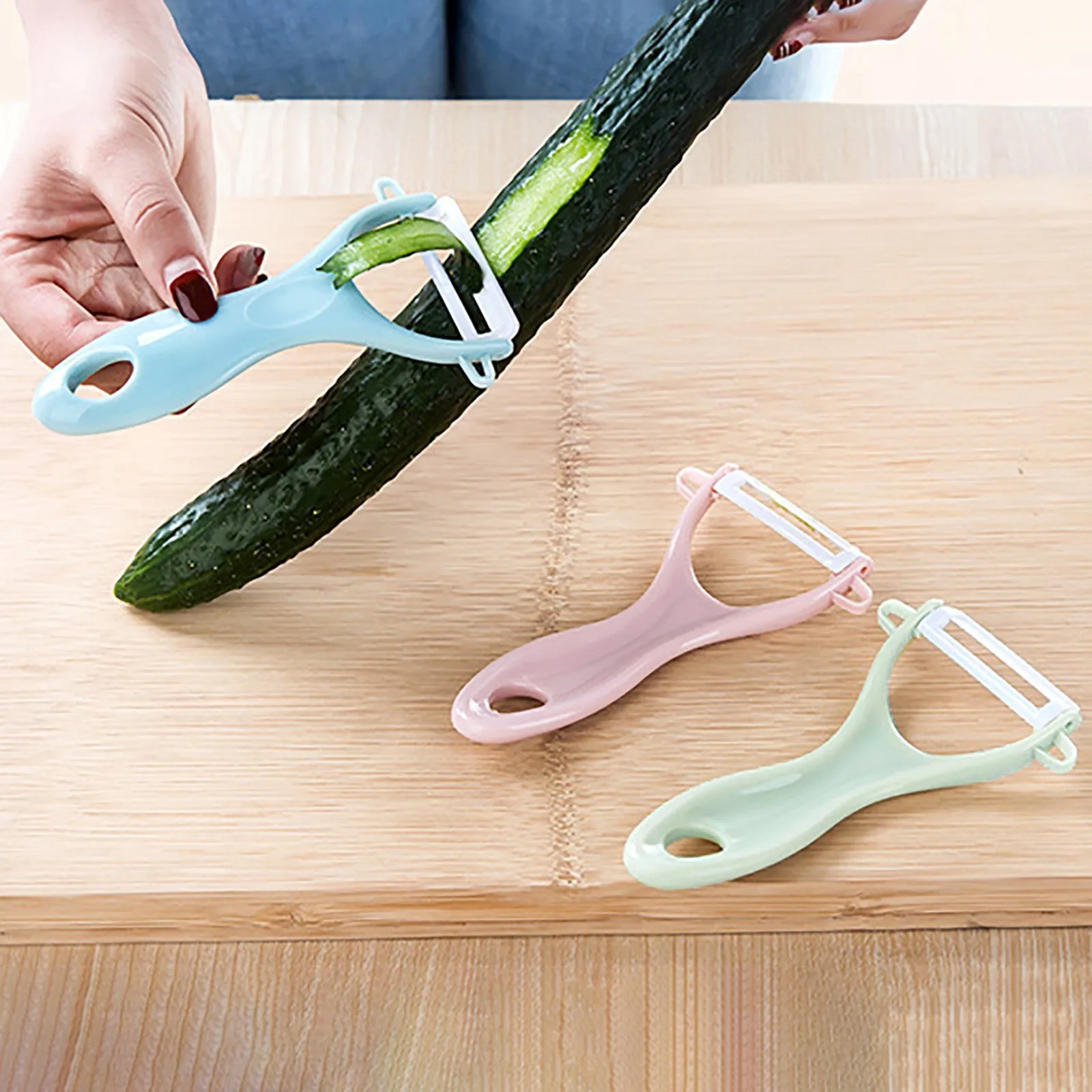 Ceramic Creative Peeler Practical Multi-function Children Vegetable Fruit Paring Knife Household Kitchen Tool