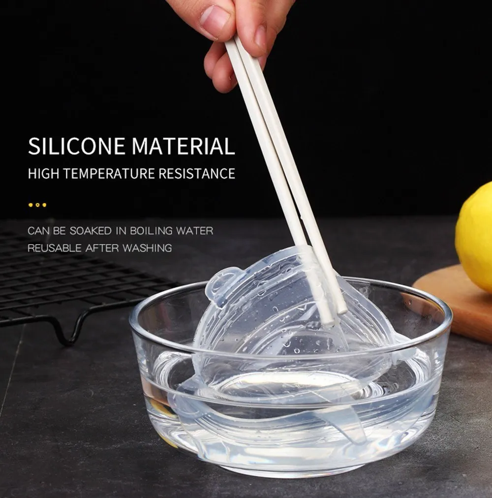 6 Pcs Silicone Cover Stretch Lids for Kitchen Microwave Food Covers Bowl Caps Elastic Silicone Lid Cap Universal Adaptable Lids 6 Pcs Silicone Cover Stretch Lids for Kitchen Microwave Food Covers Bowl Caps Elastic Silicone Lid Cap Universal Adaptable Lids