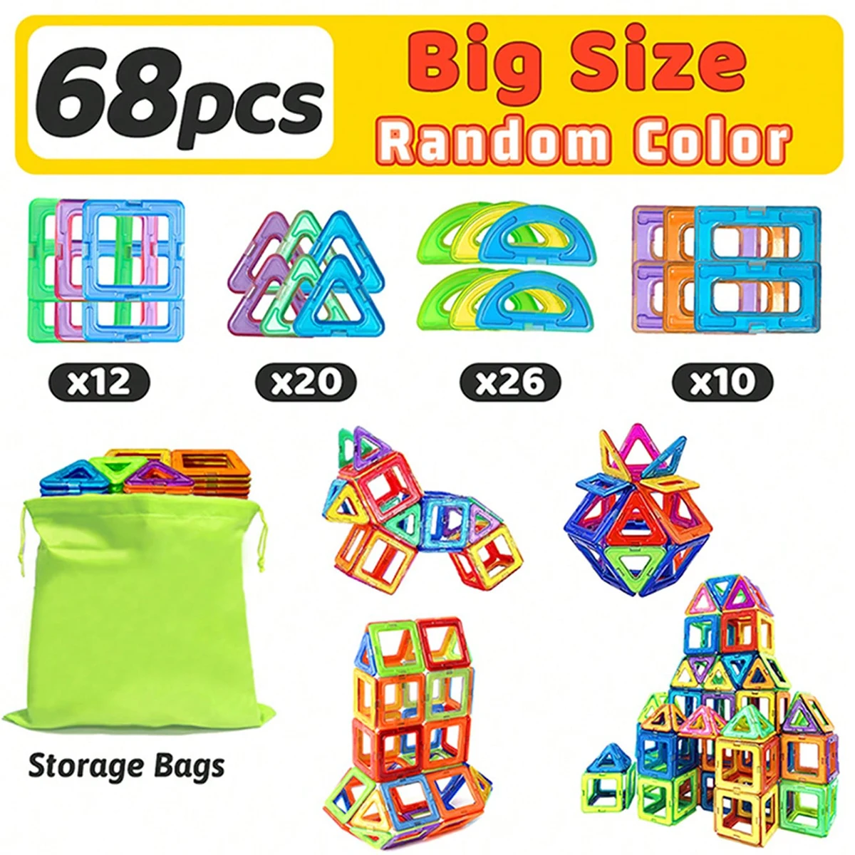 68pcs
