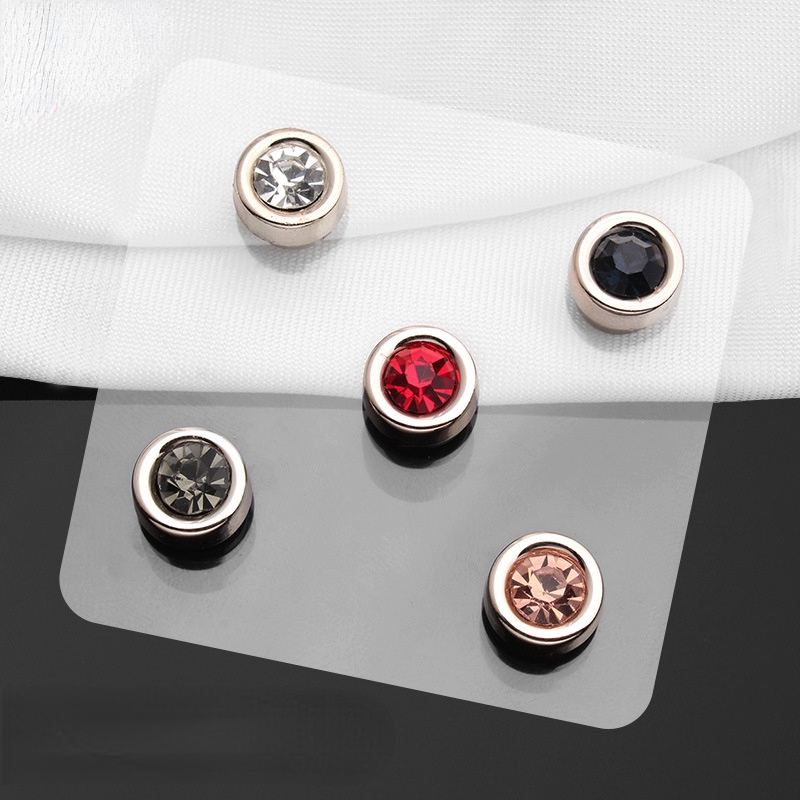 5Pcs Metal Magnet Brooches for Women Buttons Crystal Magne Hijab Pins Shirt Collar Scarf Shawl Badge Fashion Jewelry Gifts 5Pcs Metal Magnet Brooches for Women Buttons Crystal Magne Hijab Pins Shirt Collar Scarf Shawl Badge Fashion Jewelry Gifts