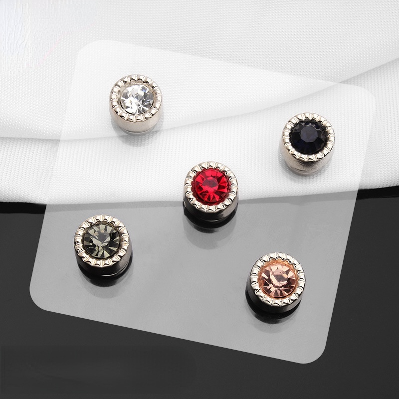 5Pcs Metal Magnet Brooches for Women Buttons Crystal Magne Hijab Pins Shirt Collar Scarf Shawl Badge Fashion Jewelry Gifts 5Pcs Metal Magnet Brooches for Women Buttons Crystal Magne Hijab Pins Shirt Collar Scarf Shawl Badge Fashion Jewelry Gifts