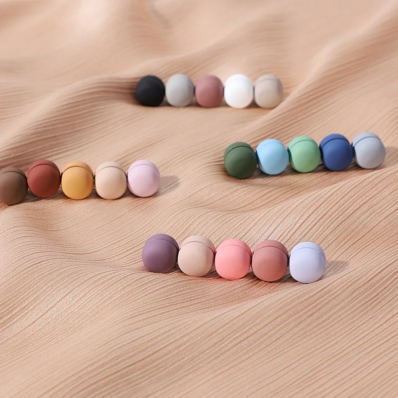 35 Colors Hijab Scarf Brooch Strong Metal Magnetic Hijab Clip Accessories No Hole Pins Brooches Muslim Women Shawl Magnet Buckle