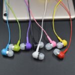 In-ear Wire-controlled Mobile Phone Headset With Microphone