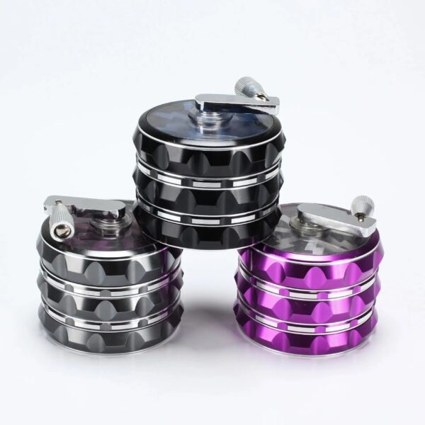 Four-layer Transparent Window Aluminum Alloy Grinder