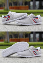 Men'S Soft-Soled Canvas Shoes, Sports And Leisure Old Beijing Cloth Shoes, Peas Shoes - Image 2