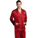 Mens Pajama Set Winter Sleepwear Men Homewear Warm Nightwear - Image 3