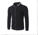 Zipper Design Mens Jacket - Image 6