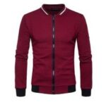 Zipper Design Mens Jacket - Image 8