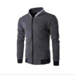 Zipper Design Mens Jacket - Image 2