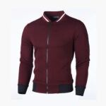 Zipper Design Mens Jacket - Image 7