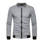 Zipper Design Mens Jacket - Image 4