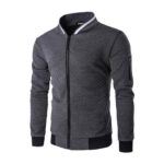 Zipper Design Mens Jacket - Image 10