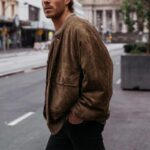 Maillard Suede Coat Men's Solid Color Casual Men's Jackets - Image 2