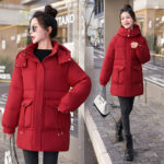New Women's Winter Korean-style Cotton Coat Thick Mid-length - Image 5