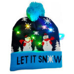 LED Christmas Hat Sweater Knitted Beanie Christmas Light Up Knitted Hat Christmas Gift  Kids Xmas New Year Decorations - Image 4